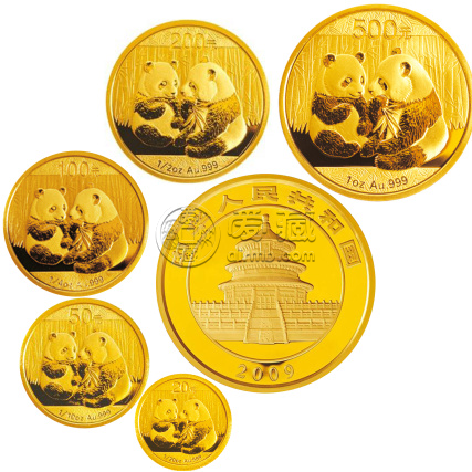 2009年版熊猫金银纪念币价格