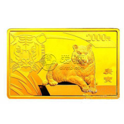 2010年5盎司生肖虎金币价格