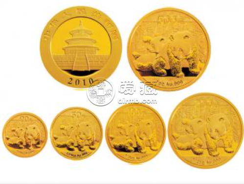 2010年熊猫金银币套装价格