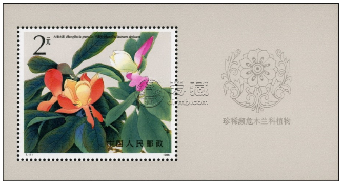 T111木兰小型张邮票