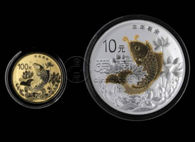 吉祥文化金银币鱼 吉祥文化金银币鱼图片