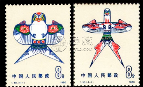 1980年风筝邮票值多少 价格及图片