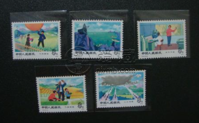 T24气象邮票价格 T24气象整版票价值