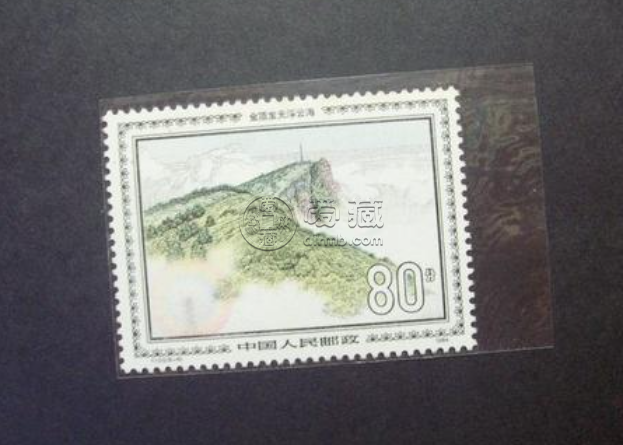 T100峨眉山邮票价格 大版票价格
