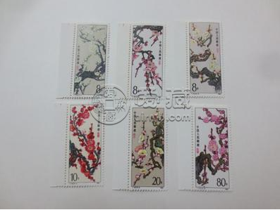 T103梅花邮票价格 T103梅花邮票 大版票价格
