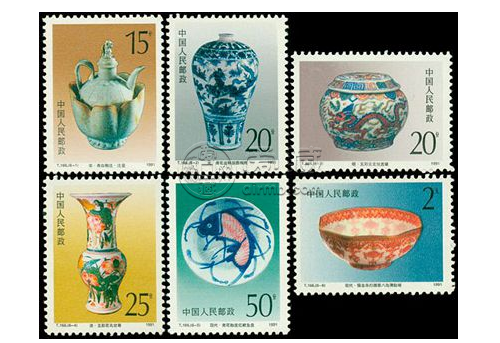 T166瓷器邮票价格 一套多少钱