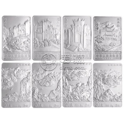 长江三峡风光8盎司银币 套装价格及图片