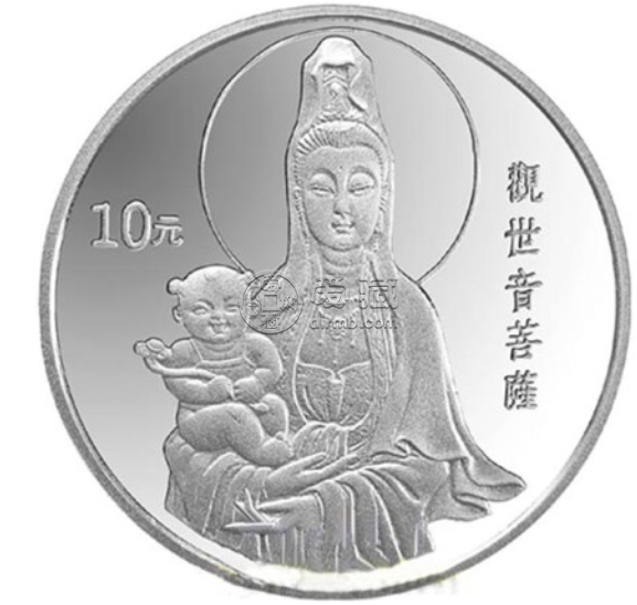 1994年10元观音送子银币价格 1994年银币价格