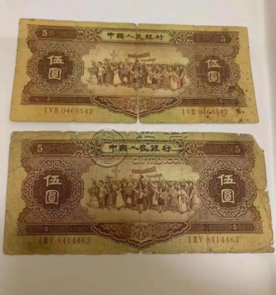 1956年5元人民幣值多少錢 1956年5元人民幣價格圖片
