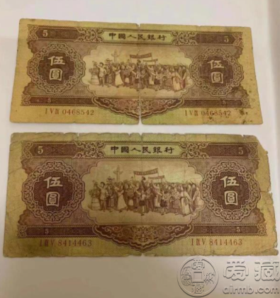 1956年5元人民币值多少钱 1956年5元人民币价格图片