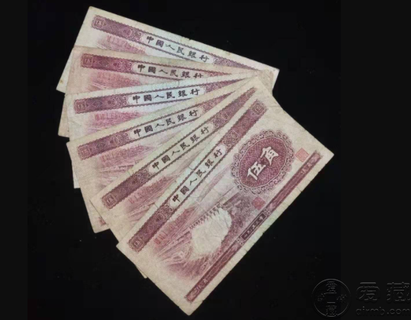 1953年5角纸币价格及图片 1953年5角旧纸币价格