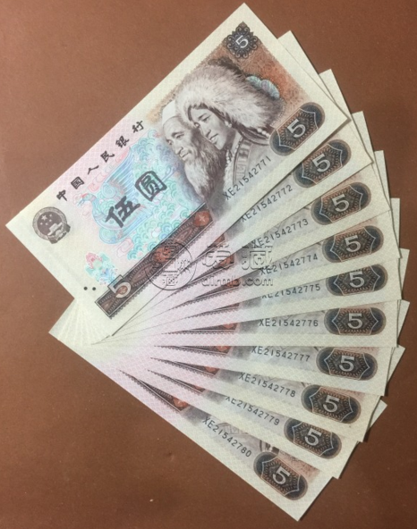 1980年5元豹子號多少錢 1980年5元豹子號值多少錢