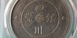 四川大汉银币断中花的特点及图片 值多少钱