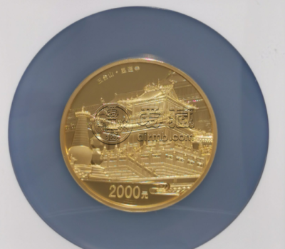 五台山金银币真品鉴赏    2012年五台山5盎司金币最新价格