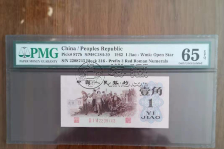 背綠水印一角 背綠水印一角怎么看水印及價(jià)格