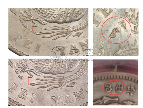 光绪元宝北洋造34版别都有哪些 价格大全