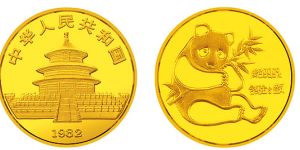 1982年熊猫金币  具体的回收价格情况