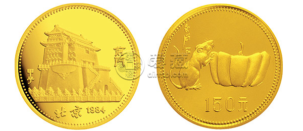 1984年鼠年金幣  價(jià)格較新及回收價(jià)格