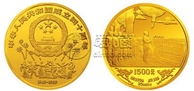 建国成立40周年金币   价格及最新市场行情