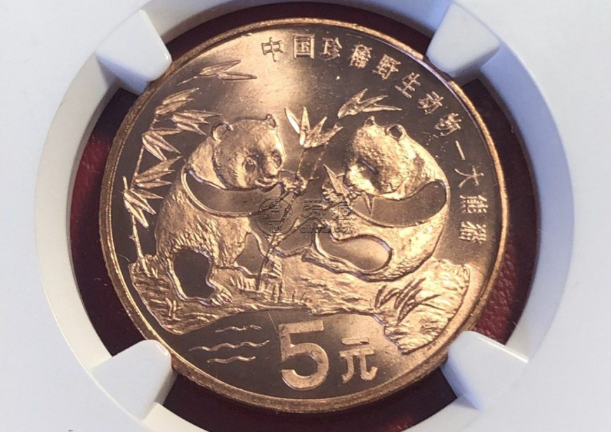1993年中國珍稀野生動物紀念幣 近期價格多少