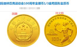 国际奥林匹克运动会100周年金币图片大全  回收价格