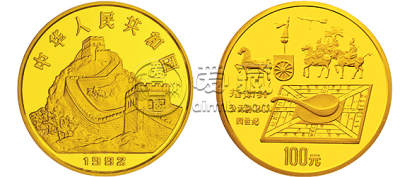 中国古代科技发明发现第1组金币   值多少钱