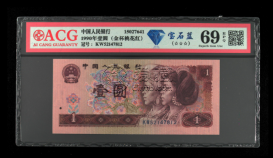 1990年1元金杯桃花红价格 最新成交价格已涨100多倍