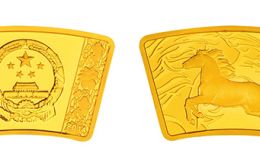 2014年马年生肖金银币1/3盎司扇形金币 成交价