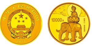 峨眉山金銀幣1公斤金幣 成交價是多少