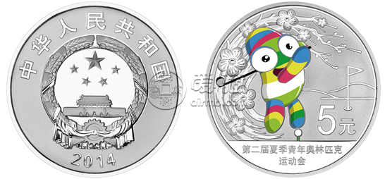 第二届夏季青年奥林匹克运动会1/2盎司银币 回收价
