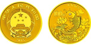 2015吉祥文化金銀幣1/4盎司年年有余金幣 價(jià)格穩(wěn)定 可入手