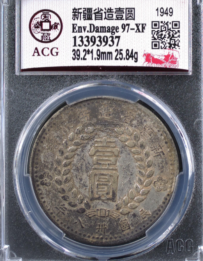 新疆1949一元银币价格多少  最新收藏消息