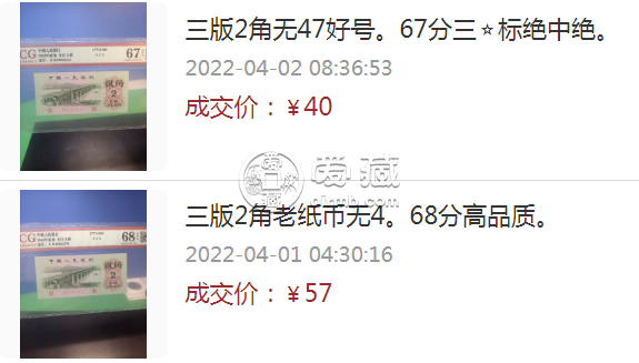 1962年2角紙幣價格表 1962年2角紙幣圖片及價格表
