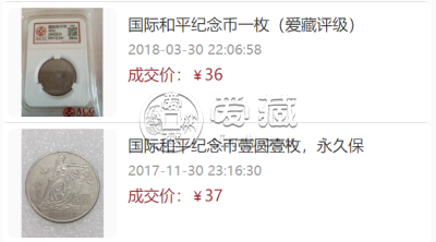 1986年国际和平年纪念币价格  1986年1元和平纪念币值多少钱