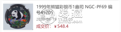 1999年熊猫金币收藏价值      1999年熊猫金银币套装市场价格