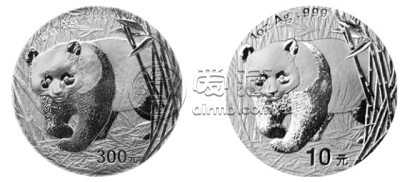 2001年熊猫银币收藏价值   2001年熊猫金银币套装市场价格