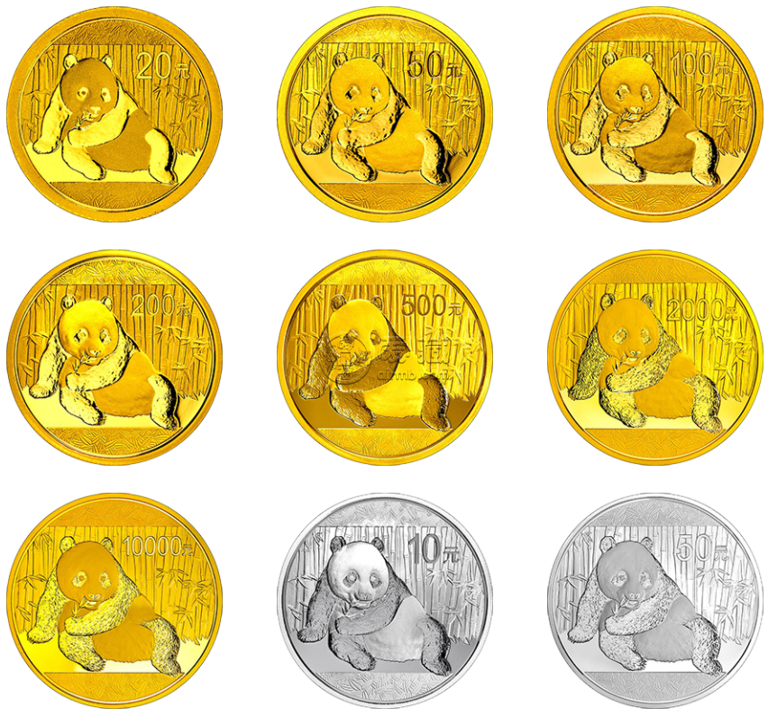 2005年熊猫金银币价值多少      2005年熊猫金银币套装市场价格