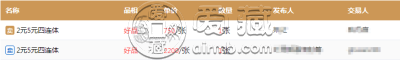 2元5元四连体钞回收价格 2、5元连体钞价格表