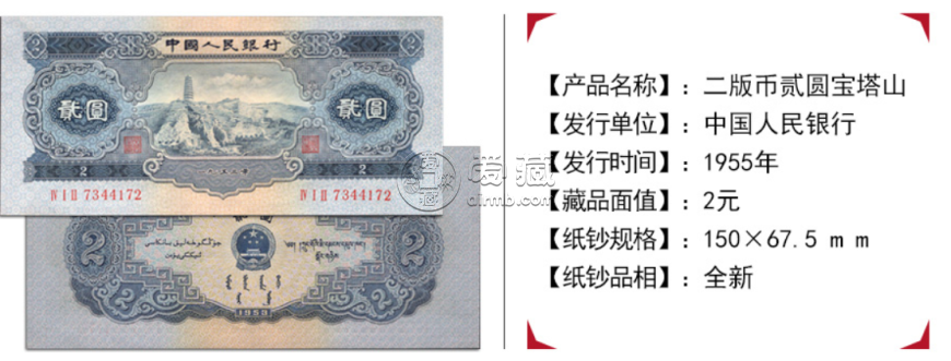 1953年2元人民幣值多少錢 1953年2元人民幣價(jià)格表圖片