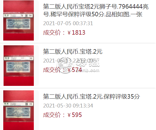 1953年2元人民幣值多少錢 1953年2元人民幣價(jià)格表圖片