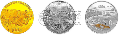 新疆生产建设兵团60周年金银币市场    新疆60周年金银币收藏价格