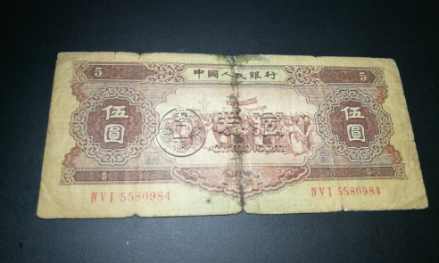 1956年5元钱币价格 1956年5元钱单张回收价格