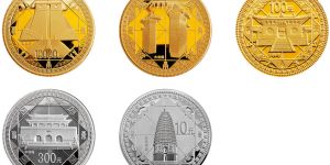 2011年登封少林寺5盎司金币    登封“天地之中”历史建筑群5盎司金质纪念币回收价格