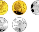 1995年徐悲鸿老子出关5盎司金币      徐悲鸿金银纪念币收藏价格