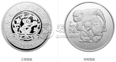 2004年猴年公斤银币    2004年猴年银币价格