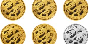 2022年熊貓金幣5枚套裝價格     歷年熊貓金銀紀念幣最新收藏價格表