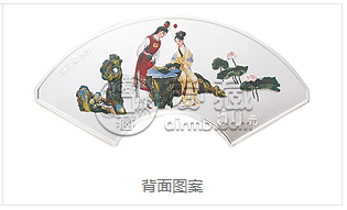 2000年红楼梦第一组宝黛读书图5盎司银币	红楼梦系列银币价格