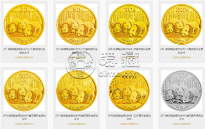 2013年熊猫金币的现价和发行图片