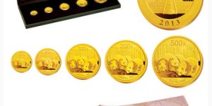 2013年熊猫金币的现价  2013年熊猫金币套装现值价格