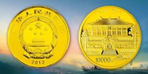 2012年1公斤五台山金币值多少钱   2012年1公斤五台山金币价格